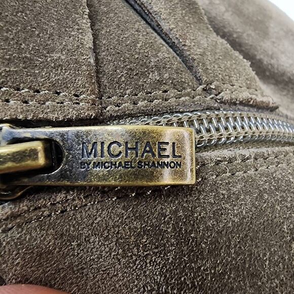 Michael by Michael Shannon Size 9 Lexi Ankle Boots in Taupe Suede Leather - Picture 9 of 9